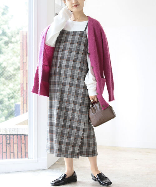 B:MING by BEAMS(ビーミングバイビームス)の「B:MING by BEAMS / バックリボン ジャンパースカート 21AW(ジャンパースカート・レディース・ブラック/その他2/その他1・MEDIUM/SMALL)」の9枚目の写真