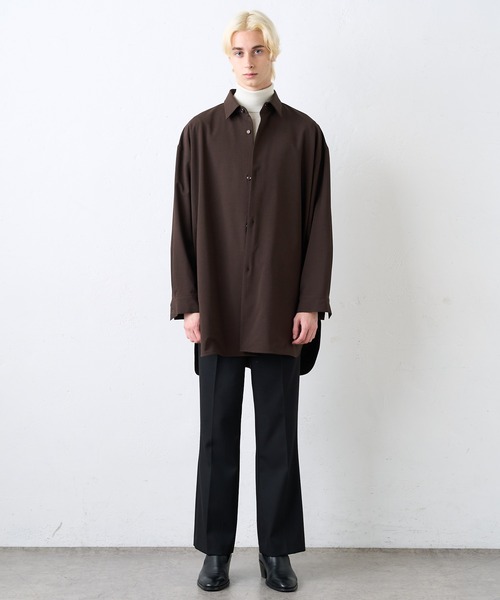 Lui's（ルイス）の「【オリジナルファブリック4×4セットアップシリーズ】 フレアパンツ（スラックス・メンズ・ブロンズ/ブラック・MEDIUM/SMALL）」の20枚目の写真