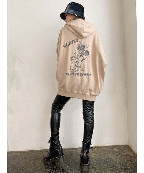 GYDA（ジェイダ）の「フェイクレザークロコパターンレギンス（レギンス/スパッツ・レディース・ブラック・SMALL）」の5枚目の写真