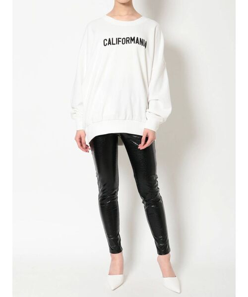 GYDA（ジェイダ）の「フェイクレザークロコパターンレギンス（レギンス/スパッツ・レディース・ブラック・SMALL）」の16枚目の写真