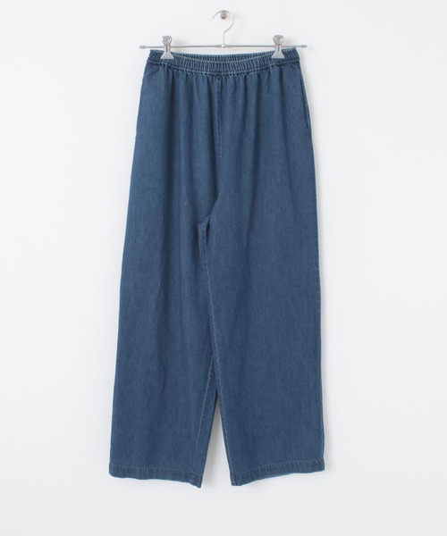 URBAN RESEARCH DOORS(アーバンリサーチドアーズ)の「コットンデニムイージーパンツ(デニムパンツ・レディース・インディゴブルー/ブラック系その他・1/2)」の14枚目の写真