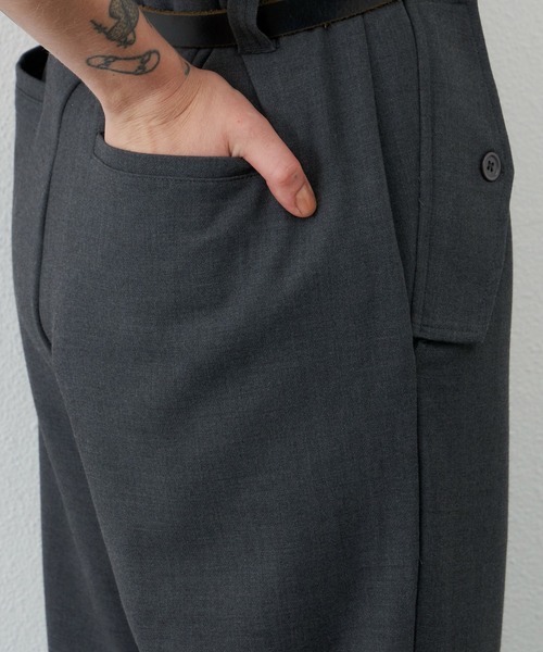 AIVER（アイバー）の「AIVER　TRミリタリーワイドスラックス（スラックス・メンズ・ブラック/グレー/ダークグレー・MEDIUM/LARGE）」の20枚目の写真