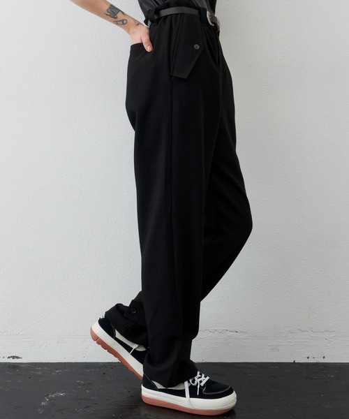 AIVER（アイバー）の「AIVER　TRミリタリーワイドスラックス（スラックス・メンズ・ブラック/グレー/ダークグレー・MEDIUM/LARGE）」の19枚目の写真