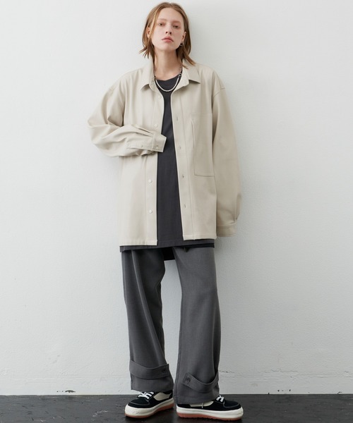 AIVER（アイバー）の「AIVER　TRミリタリーワイドスラックス（スラックス・メンズ・ブラック/グレー/ダークグレー・MEDIUM/LARGE）」の8枚目の写真