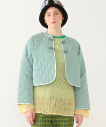 BEAMS BOY | BEAMS BOY / チャイナボタン キルティング ブルゾン(ブルゾン)