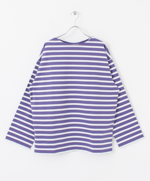 URBAN RESEARCH（アーバンリサーチ）の「ボートネックボーダーロングスリーブ（Tシャツ/カットソー・メンズ・グリーン系その他/ブルー系その他/パープル系その他/レッド系その他・MEDIUM/LARGE）」の18枚目の写真