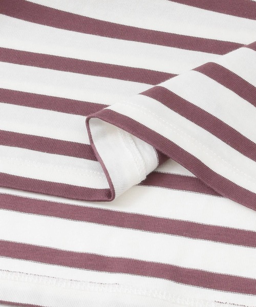 URBAN RESEARCH（アーバンリサーチ）の「ボートネックボーダーロングスリーブ（Tシャツ/カットソー・メンズ・グリーン系その他/ブルー系その他/パープル系その他/レッド系その他・MEDIUM/LARGE）」の16枚目の写真