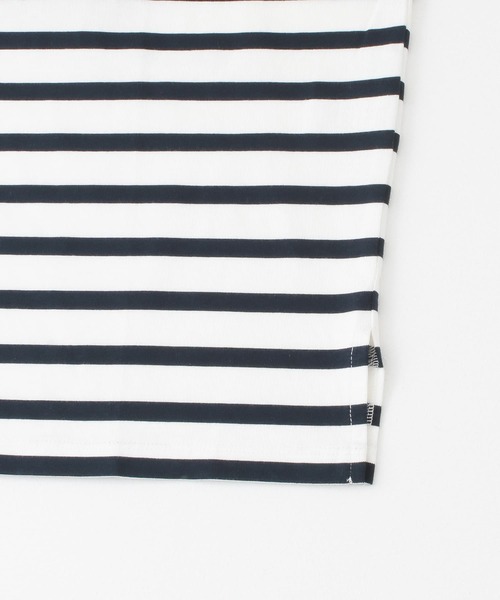 URBAN RESEARCH（アーバンリサーチ）の「ボートネックボーダーロングスリーブ（Tシャツ/カットソー・メンズ・グリーン系その他/ブルー系その他/パープル系その他/レッド系その他・MEDIUM/LARGE）」の11枚目の写真