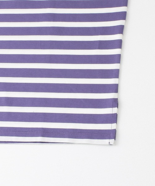 URBAN RESEARCH（アーバンリサーチ）の「ボートネックボーダーロングスリーブ（Tシャツ/カットソー・メンズ・グリーン系その他/ブルー系その他/パープル系その他/レッド系その他・MEDIUM/LARGE）」の19枚目の写真