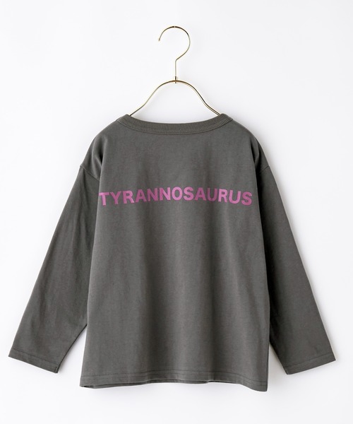 &yam(アンドヤム)の「恐竜刺繍ポケットロンT【親子お揃い/リンクコーデ】(Tシャツ/カットソー・キッズ・ブラック/ホワイト/ベージュ・150-160cm/120-130cm/130-140cm/140-150cm/110-120cm)」の13枚目の写真