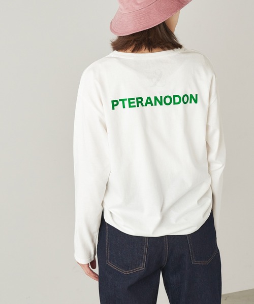 &yam(アンドヤム)の「恐竜刺繍ポケットロンT【親子お揃い/リンクコーデ】(Tシャツ/カットソー・キッズ・ブラック/ホワイト/ベージュ・150-160cm/120-130cm/130-140cm/140-150cm/110-120cm)」の9枚目の写真