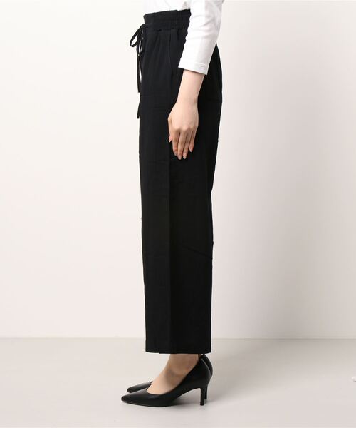 RETRO GIRL（レトロガール）の「リネンライクストレートパンツ（その他パンツ・レディース・ブラウン/アイボリー/ブラック・FREE）」の5枚目の写真