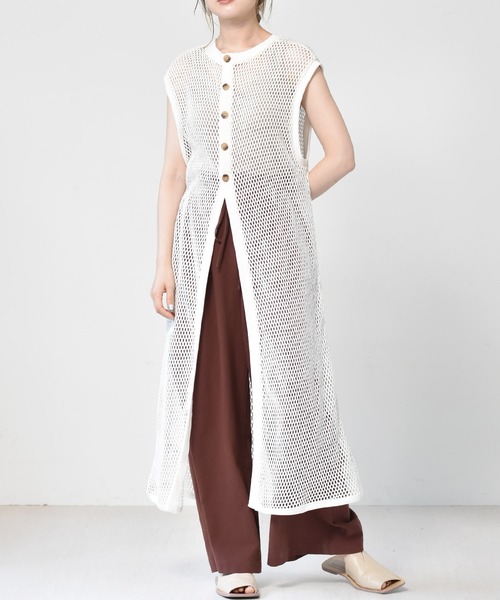 RETRO GIRL（レトロガール）の「リネンライクストレートパンツ（その他パンツ・レディース・ブラウン/アイボリー/ブラック・FREE）」の8枚目の写真