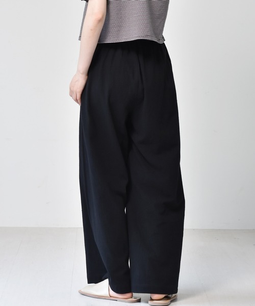RETRO GIRL（レトロガール）の「リネンライクストレートパンツ（その他パンツ・レディース・ブラウン/アイボリー/ブラック・FREE）」の11枚目の写真