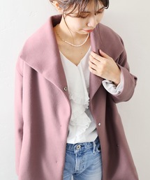 ウールビーバーショートコート◆