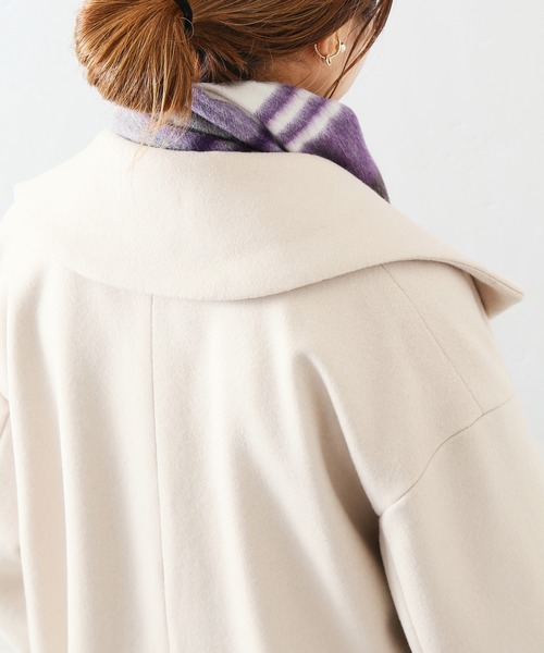 La TOTALITE（ラトータリテ）の「ウールビーバーショートコート◆（その他アウター・レディース・ブラック/ベージュ/ピンク・38/36）」の14枚目の写真