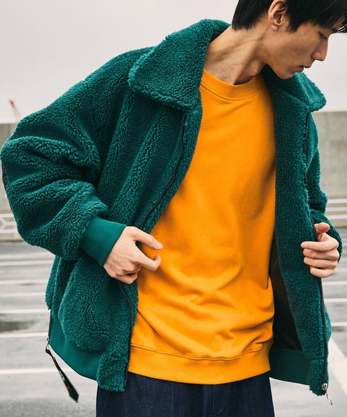 act'm（アクトム）の「【act'm】ブランドロゴ刺繍ベーシックオーバーサイズスウェット（スウェット・メンズ・チャコールグレー/ブラック/マスタード/ワイン/ダークブルー・S/M/L）」の10枚目の写真