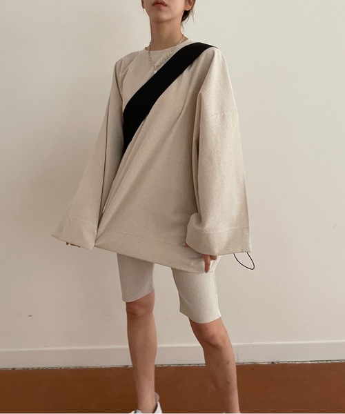 Didot.showroom（ディドット ショールーム）の「ワンショルダー ナイロン アクティブ ボディバッグ（ボディバッグ/ウエストポーチ・レディース・ブラック/グレー・FREE）」の9枚目の写真