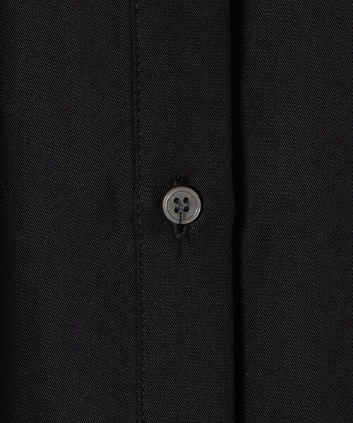 SHIPS any（シップス エニィ）の「SHIPS any:〈ウォッシャブル〉バックフレア シャツ ワンピース（シャツワンピース・レディース・ブラック/ベージュ・ONE SIZE）」の10枚目の写真