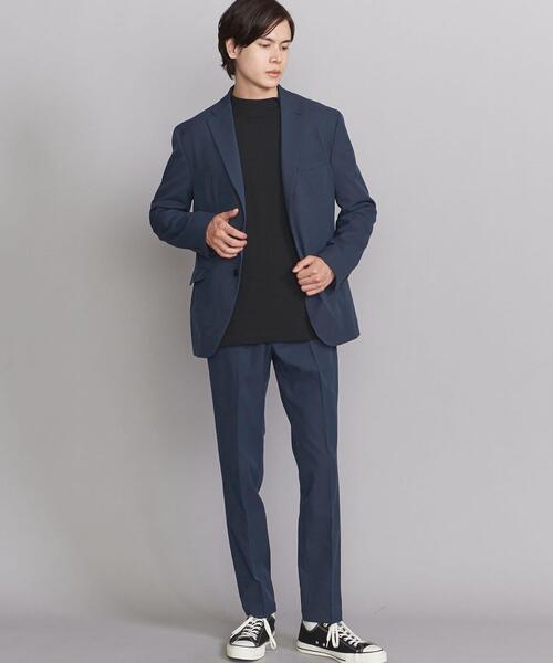 BY メランジ ポリエステル セットアップ ネイビー BEAUTY&YOUTH UNITED ARROWS（ビューティーアンドユースユナイテッド