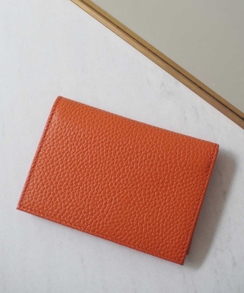 INGRESSO(イングレッソ)の「【 INGRESSO / イングレッソ 】 牛革 名刺入れ / カードケース(名刺入れ・レディース・ブラック/レッド/ピンク/オレンジ/ライトグリーン/ブラウン/グリーン/ネイビー/ブルー/イエロー・FREE)」の13枚目の写真