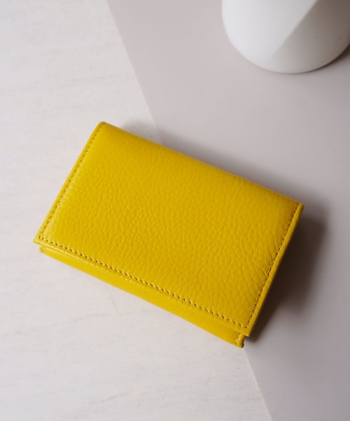 INGRESSO(イングレッソ)の「【 INGRESSO / イングレッソ 】 牛革 名刺入れ / カードケース(名刺入れ・レディース・ブラック/レッド/ピンク/オレンジ/ライトグリーン/ブラウン/グリーン/ネイビー/ブルー/イエロー・FREE)」の15枚目の写真