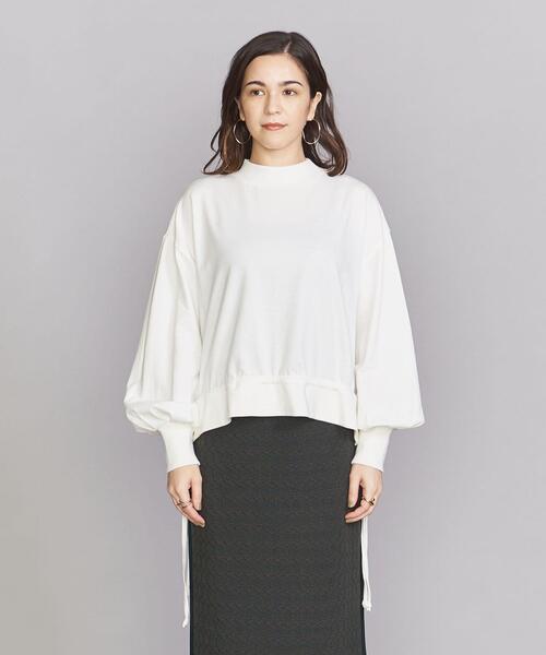 BEAUTY&YOUTH UNITED ARROWS（ビューティーアンドユースユナイテッドアローズ）の「BY コットンリブドローストリング カットソー（Tシャツ/カットソー・レディース・ブラック/ブラウン/オフホワイト・FREE）」の10枚目の写真