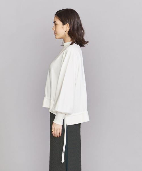 BEAUTY&YOUTH UNITED ARROWS（ビューティーアンドユースユナイテッドアローズ）の「BY コットンリブドローストリング カットソー（Tシャツ/カットソー・レディース・ブラック/ブラウン/オフホワイト・FREE）」の9枚目の写真