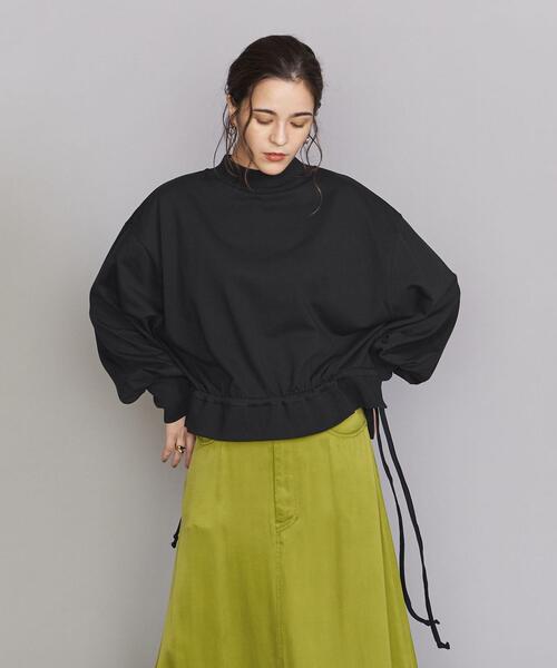 BEAUTY&YOUTH UNITED ARROWS（ビューティーアンドユースユナイテッドアローズ）の「BY コットンリブドローストリング カットソー（Tシャツ/カットソー・レディース・ブラック/ブラウン/オフホワイト・FREE）」の18枚目の写真