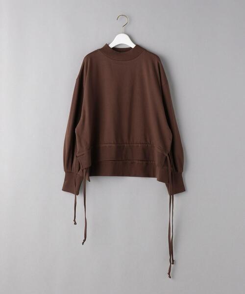 BEAUTY&YOUTH UNITED ARROWS（ビューティーアンドユースユナイテッドアローズ）の「BY コットンリブドローストリング カットソー（Tシャツ/カットソー・レディース・ブラック/ブラウン/オフホワイト・FREE）」の20枚目の写真