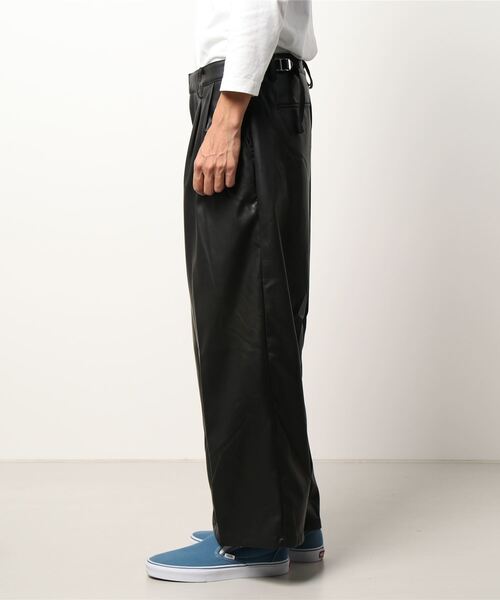 DANKE SCHON(ダンケシェーン)の「DankeSchon/ダンケシェーン/エコレザースラックス/EcoLether Slacks(その他パンツ・メンズ・ブラック・SMALL/MEDIUM)」の2枚目の写真