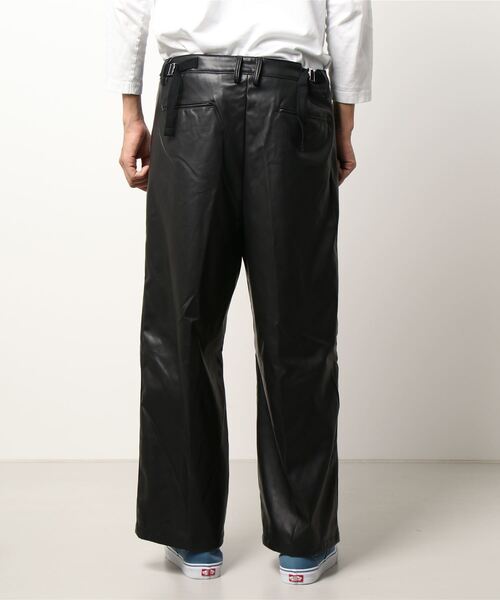 DANKE SCHON(ダンケシェーン)の「DankeSchon/ダンケシェーン/エコレザースラックス/EcoLether Slacks(その他パンツ・メンズ・ブラック・SMALL/MEDIUM)」の3枚目の写真