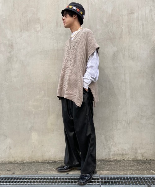 DANKE SCHON(ダンケシェーン)の「DankeSchon/ダンケシェーン/エコレザースラックス/EcoLether Slacks(その他パンツ・メンズ・ブラック・SMALL/MEDIUM)」の8枚目の写真
