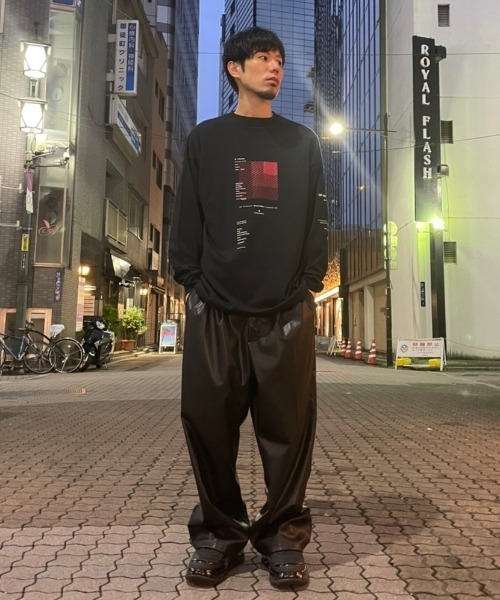 DANKE SCHON(ダンケシェーン)の「DankeSchon/ダンケシェーン/エコレザースラックス/EcoLether Slacks(その他パンツ・メンズ・ブラック・SMALL/MEDIUM)」の6枚目の写真