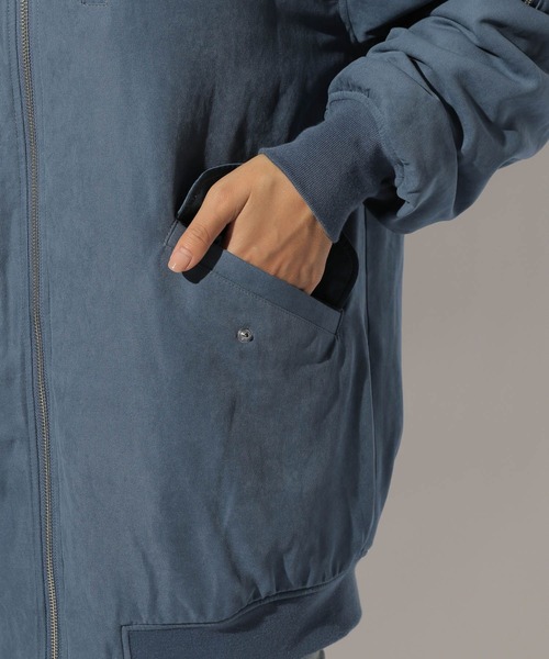 BAYFLOW（ベイフロー）の「ナカワタロングMA-1（MA-1・レディース・ベージュ/カーキ/ブルー・FREE）」の21枚目の写真