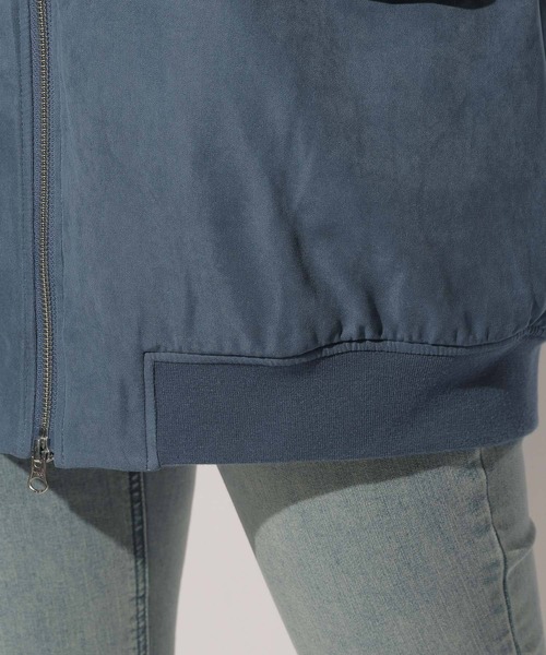 BAYFLOW（ベイフロー）の「ナカワタロングMA-1（MA-1・レディース・ベージュ/カーキ/ブルー・FREE）」の22枚目の写真