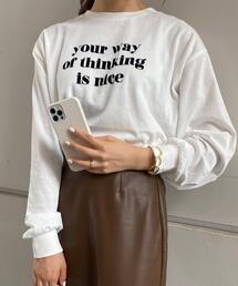 INGNI | シンプルロゴロングTシャツ(Tシャツ/カットソー)