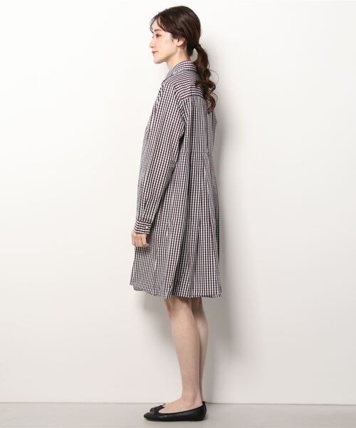【2wayスタイリング】FRED PERRY Check Shirt Dress ワンピース セール】Check Shirt Dress／チェックシャツワンピース（シャツ