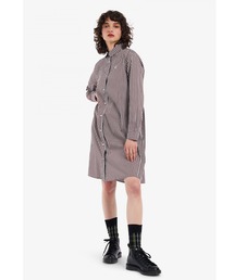 フレッドペリー レディース ギンガムワンピース FRED PERRY（フレッドペリー）の「Pleated Gingham Shirt Dress