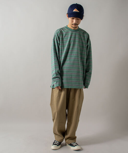 GLOSTER（グロスター）の「【GLOSTER/グロスター】OLDボーダー ロングスリーブTシャツ（Tシャツ/カットソー・メンズ・グリーン系3/ブルー系3・MEDIUM/LARGE）」の22枚目の写真