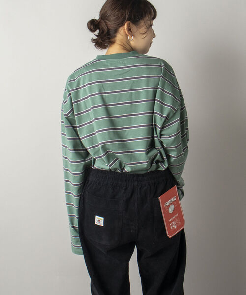 GLOSTER（グロスター）の「【GLOSTER/グロスター】OLDボーダー ロングスリーブTシャツ（Tシャツ/カットソー・メンズ・グリーン系3/ブルー系3・MEDIUM/LARGE）」の3枚目の写真