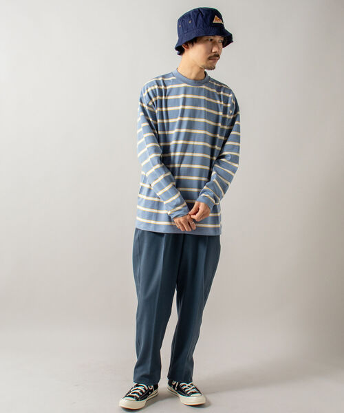 GLOSTER（グロスター）の「【GLOSTER/グロスター】OLDボーダー ロングスリーブTシャツ（Tシャツ/カットソー・メンズ・グリーン系3/ブルー系3・MEDIUM/LARGE）」の8枚目の写真