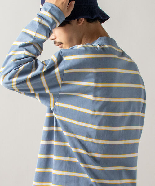 GLOSTER（グロスター）の「【GLOSTER/グロスター】OLDボーダー ロングスリーブTシャツ（Tシャツ/カットソー・メンズ・グリーン系3/ブルー系3・MEDIUM/LARGE）」の11枚目の写真