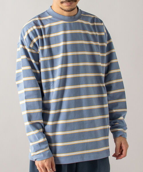 GLOSTER（グロスター）の「【GLOSTER/グロスター】OLDボーダー ロングスリーブTシャツ（Tシャツ/カットソー・メンズ・グリーン系3/ブルー系3・MEDIUM/LARGE）」の12枚目の写真