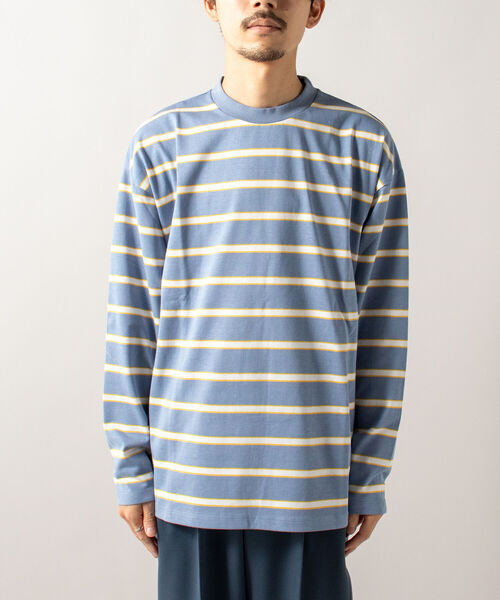 GLOSTER（グロスター）の「【GLOSTER/グロスター】OLDボーダー ロングスリーブTシャツ（Tシャツ/カットソー・メンズ・グリーン系3/ブルー系3・MEDIUM/LARGE）」の15枚目の写真