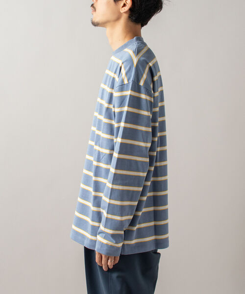 GLOSTER（グロスター）の「【GLOSTER/グロスター】OLDボーダー ロングスリーブTシャツ（Tシャツ/カットソー・メンズ・グリーン系3/ブルー系3・MEDIUM/LARGE）」の16枚目の写真