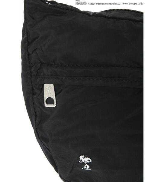 Green　Parks（グリーンパークス）の「■SOLEIL ピーナッツ刺繍ショルダー＊（トートバッグ・レディース・ブラック・FREE）」の2枚目の写真