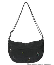 ■SOLEIL ピーナッツ刺繍ショルダー*