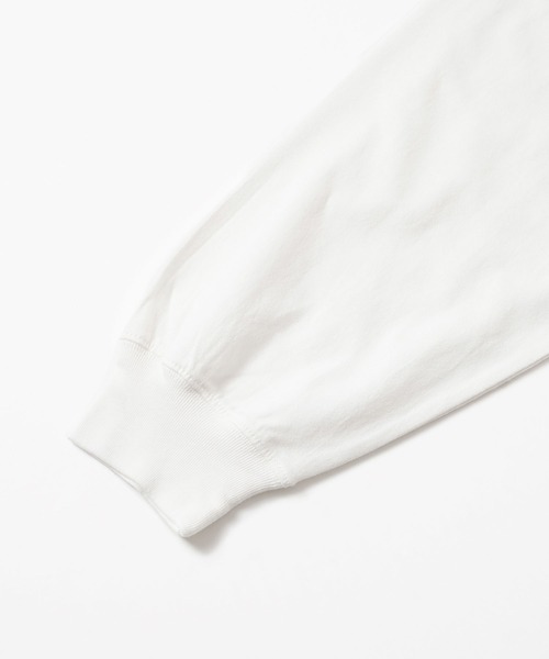 X-girl（エックスガール）の「BOX LOGO WIDE L/S TEE（Tシャツ/カットソー・レディース・ホワイト/チャコール/ライトパープル・S/M）」の12枚目の写真