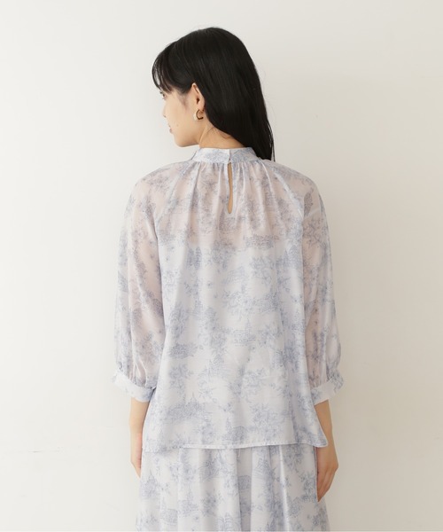 JILL by JILLSTUART - トワルドジュイプリントブラウス JILL by JILL STUART（ジルバイジルスチュアート）の